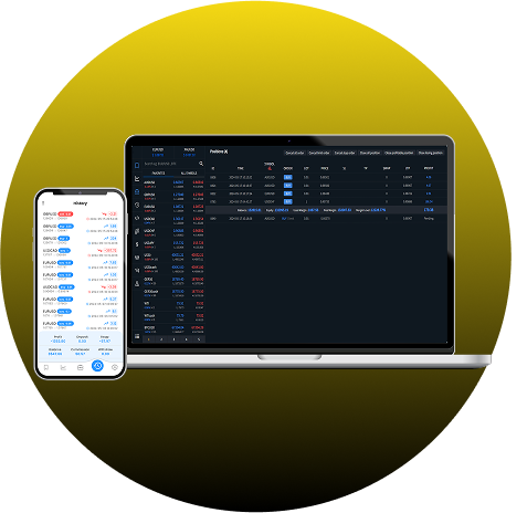 Forex trading illustration