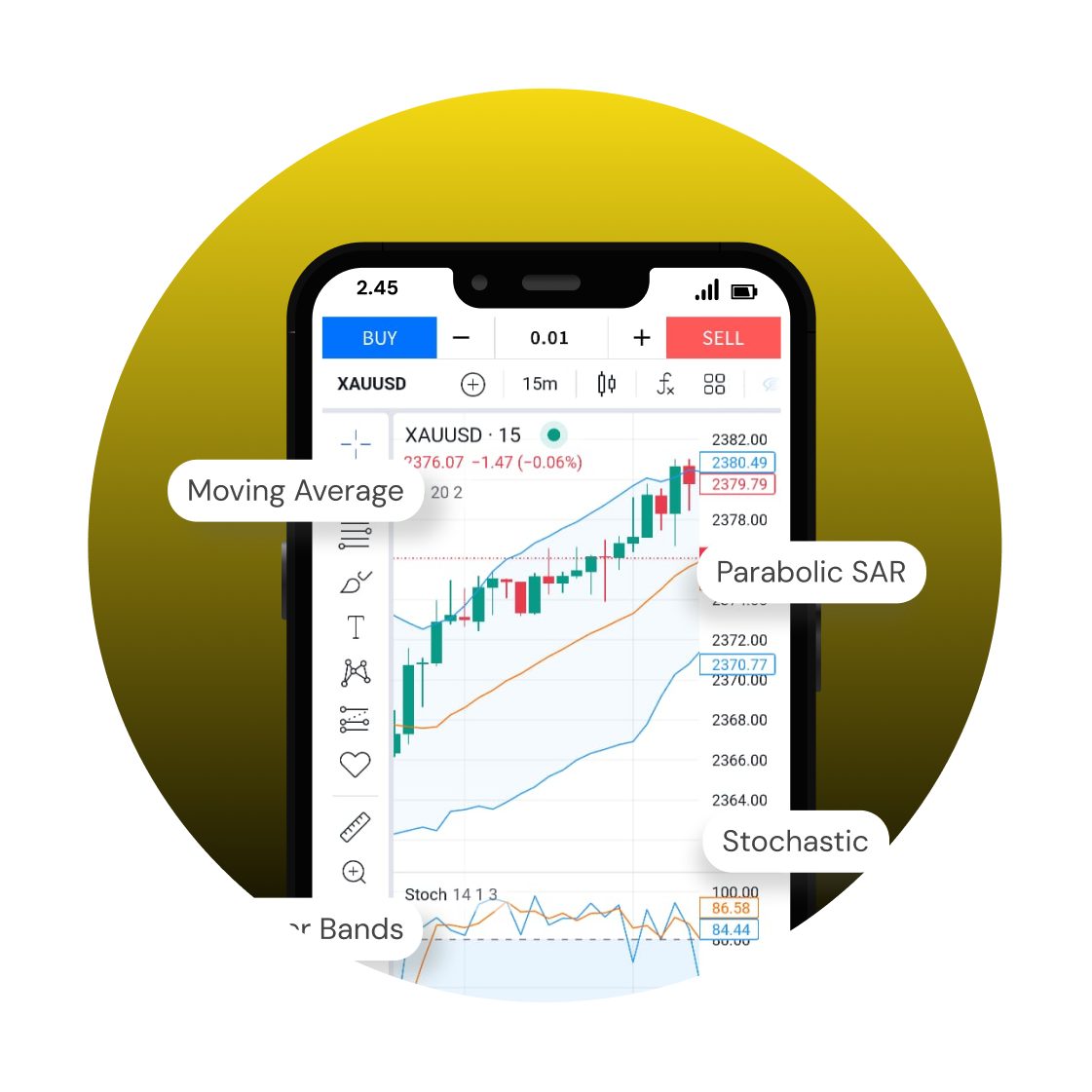 Forex trading illustration